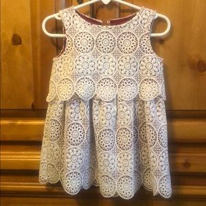 Oshkosh White/Red Dress 18M